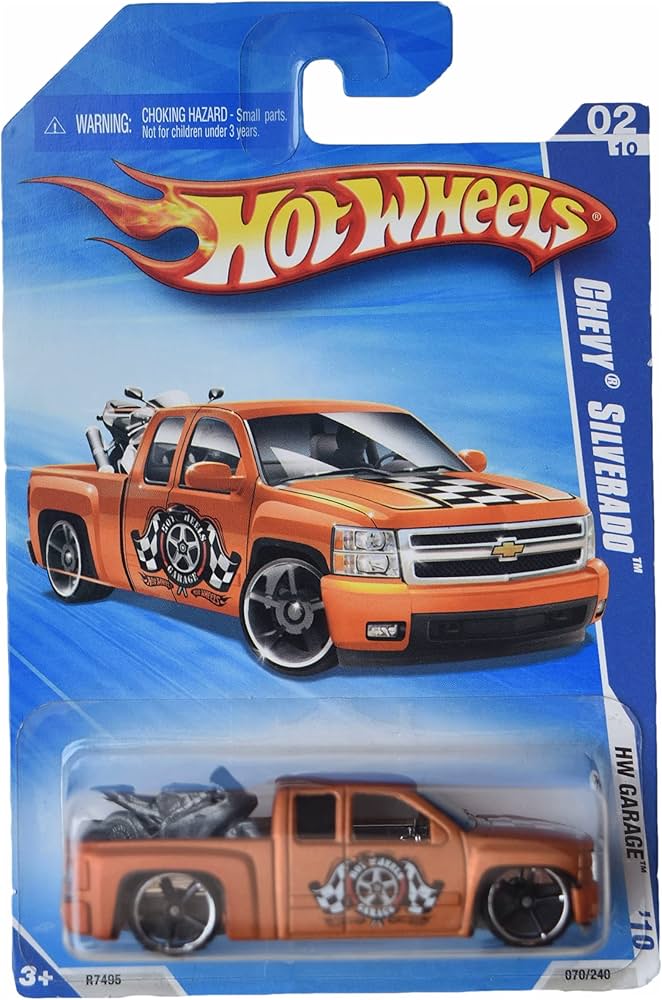 Hot Wheels 2010 ホットウィール　ガレージシェビーシルバラード Amazon.com: Hot Wheels Chevy Silverado, [Copper] 70/240 2010